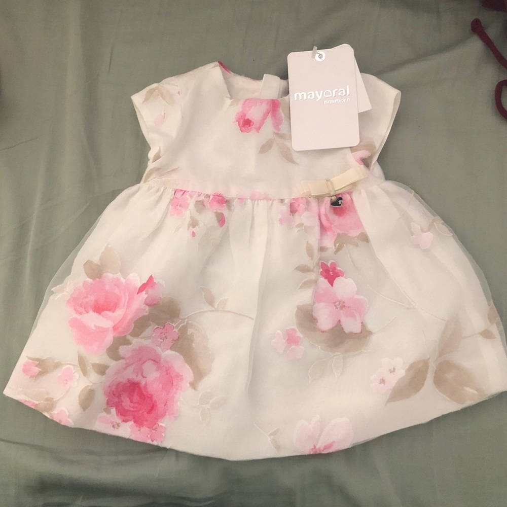 NEW Mayoral Newborn Floral Dress
